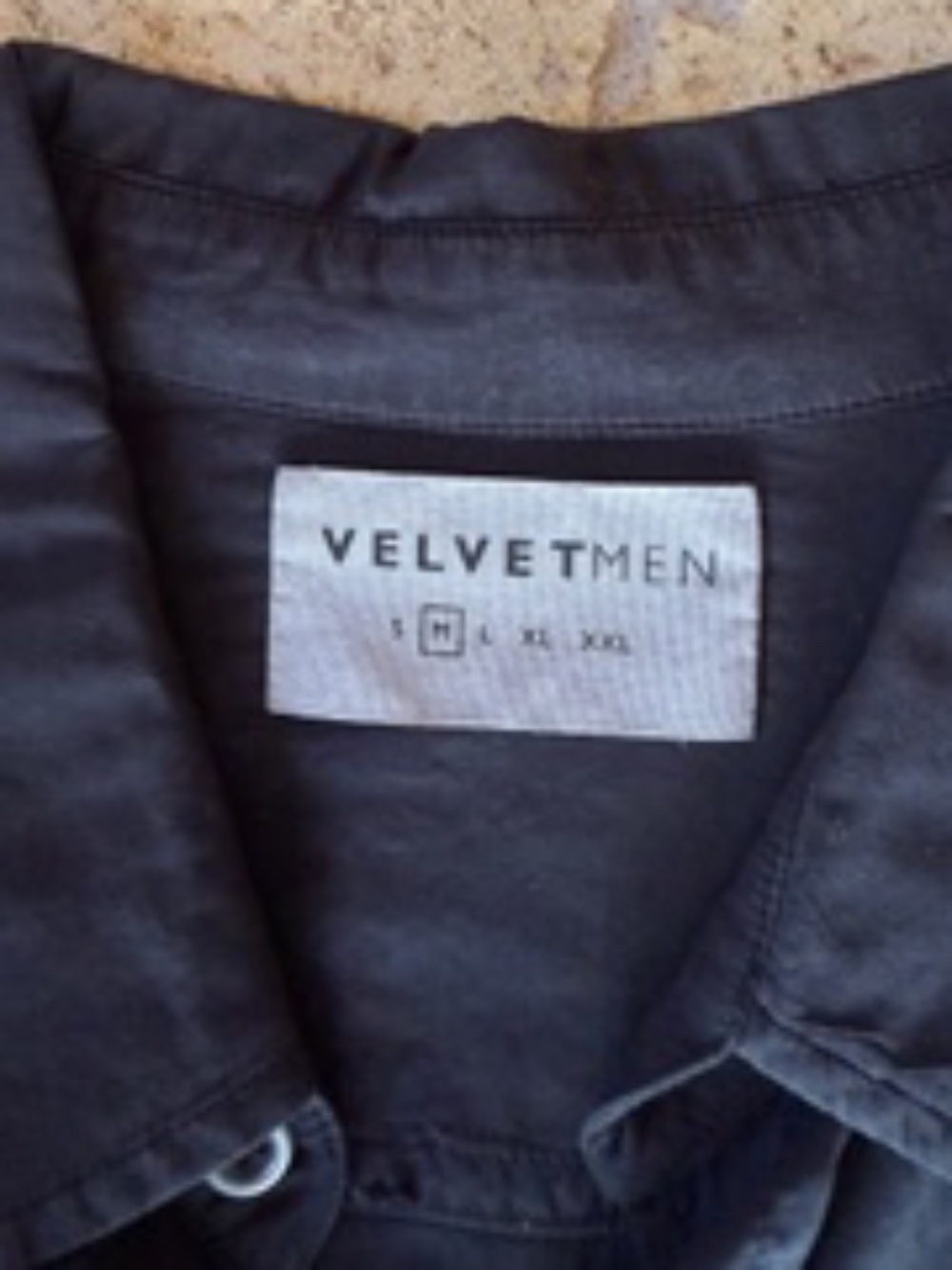 Men's Velvet Black Shirt